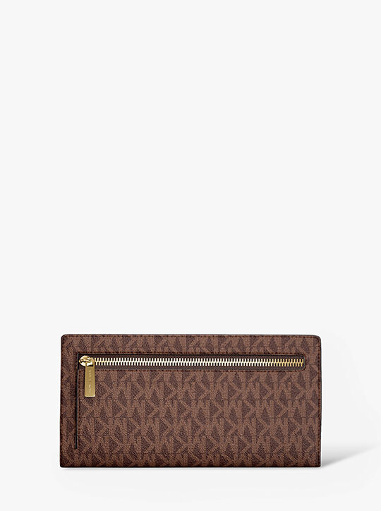Carson Large Signature Logo Wallet michael kors carson large signature logo wallet