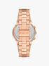Billie Rose Gold-Tone Stainless Steel Watch michael kors billie rose gold tone stainless steel watch
