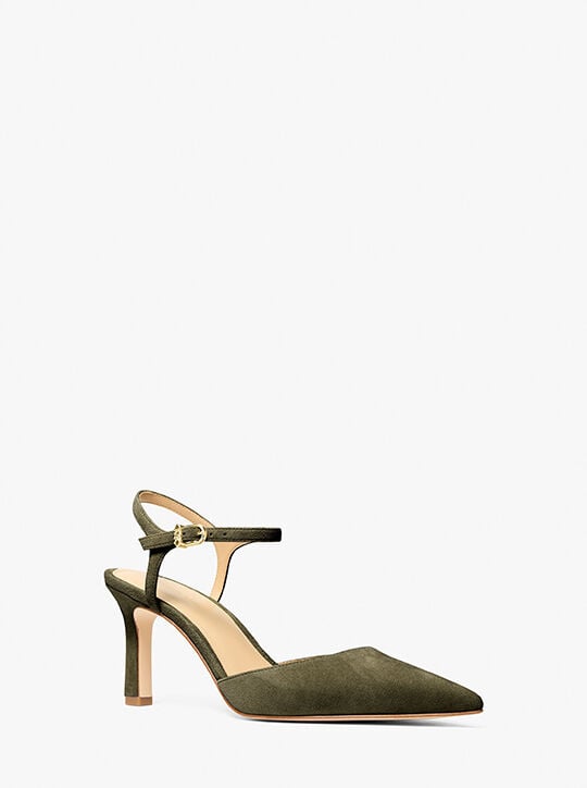 Amara Suede Slingback Pump michael kors amara suede slingback pump