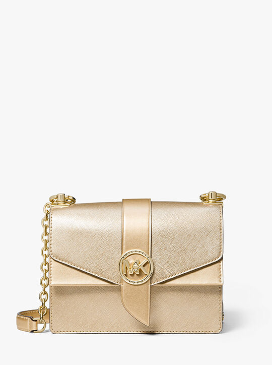 حقيبة كروس جرينتش صغيرة جلد سافيانو ميتاليك michael kors حقيبة كروس جرينتش صغيرة جلد سافيانو ميتاليك