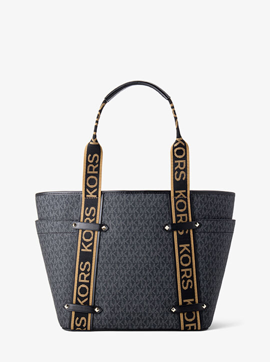 Maeve Large Logo Tote Bag michael kors maeve large logo tote bag