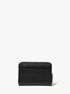 Jet Set Small Pebbled Leather Zip-Around Card Case michael kors jet set small pebbled leather zip around card case