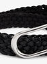 michael kors braided leather belt