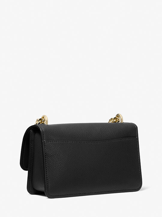 michael kors claire large pebbled leather convertible shoulder bag