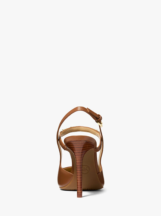 Dina Flex Leather Slingback Pump michael kors dina flex leather slingback pump