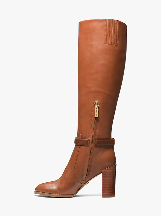 michael kors hamilton embellished leather boot