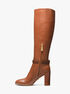 michael kors hamilton embellished leather boot