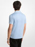 michael kors logo trim cotton jersey polo shirt