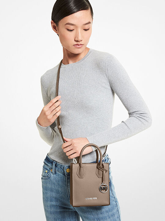 michael kors mercer extra small pebbled leather crossbody bag