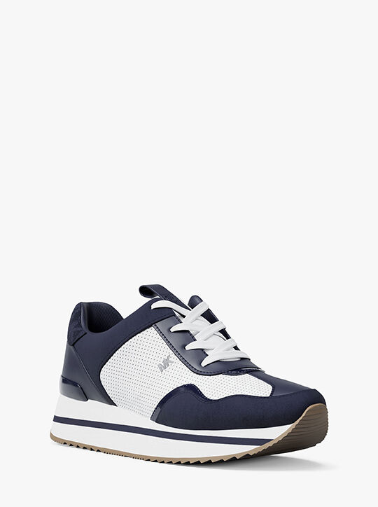 حذاء رياضي بتصميم مختلط michael kors حذاء رياضي بتصميم مختلط