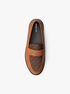 Wesley Leather and Signature Logo Loafer michael kors wesley leather and signature logo loafer