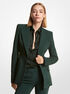 Georgina Stretch Pebble Crepe Blazer michael kors georgina stretch pebble crepe blazer