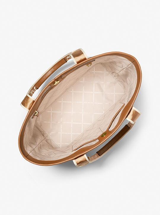 Maeve Large Logo Tote Bag michael kors maeve large logo tote bag