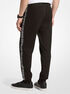 michael kors logo tape cotton blend joggers