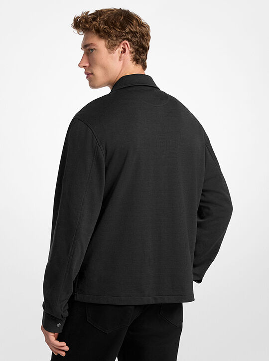 michael kors جاكيت من مزيج القطن