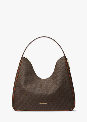 michael kors nayla medium signature logo shoulder bag