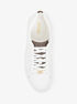 michael kors keaton leather and logo sneaker