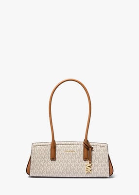 michael kors laila small signature logo shoulder bag