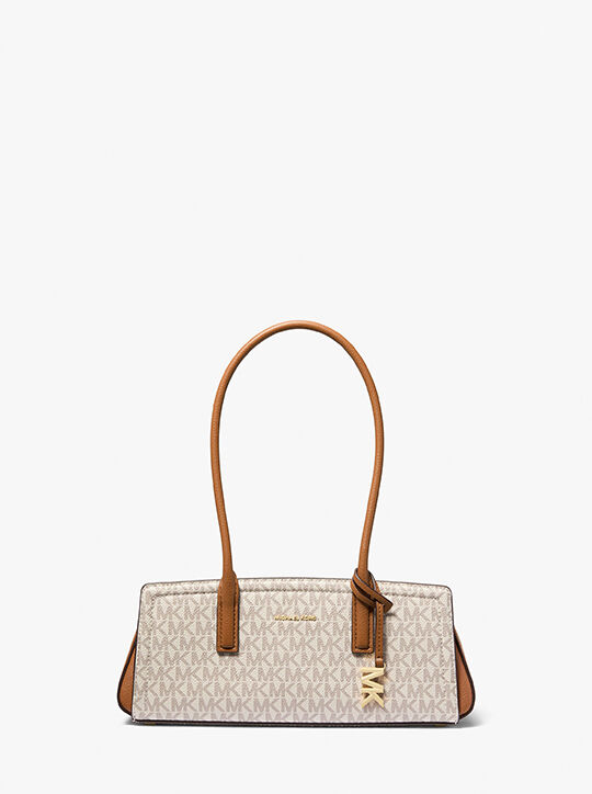 michael kors laila small signature logo shoulder bag