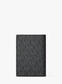 Hudson Signature Logo Bi-Fold Card Case michael kors hudson signature logo bi fold card case
