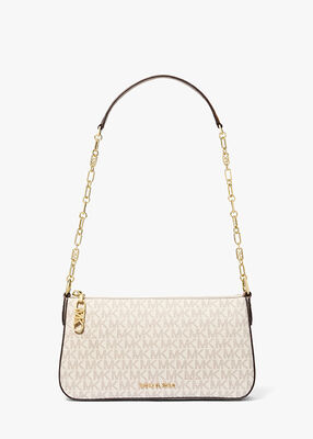 michael kors empire medium signature logo chain link pochette