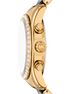 michael kors lexington pav  gold tone and ceramic watch