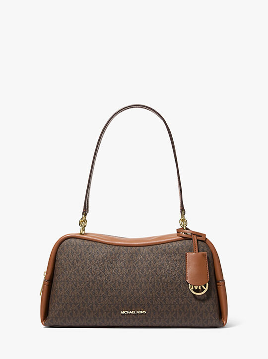 michael kors cecily medium signature logo shoulder bag