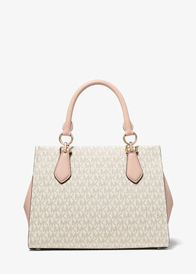 michael kors marilyn medium logo satchel