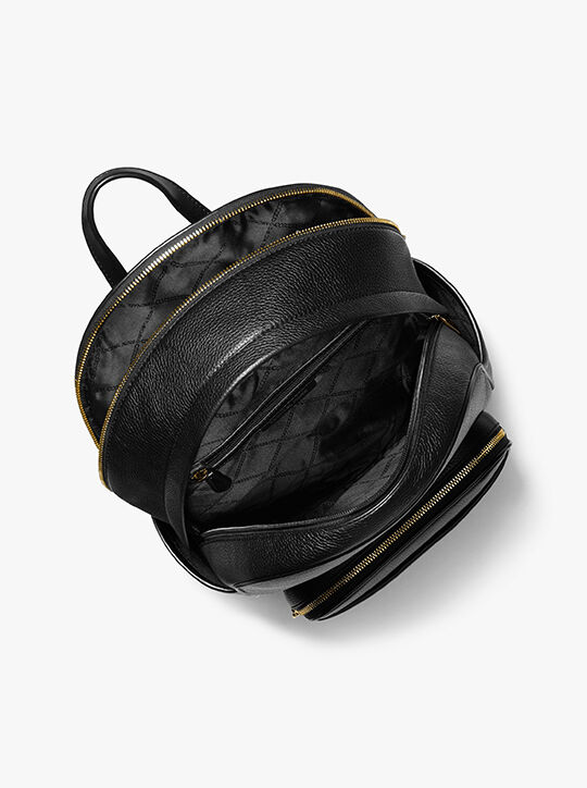 michael kors bex large pebbled leather backpack