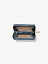 Jet Set Small Pebbled Leather Zip-Around Card Case michael kors jet set small pebbled leather zip around card case