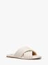 Portia Quilted Leather Slide Sandal michael kors portia quilted leather slide sandal