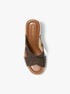 michael kors kenzie signature logo wedge sandal