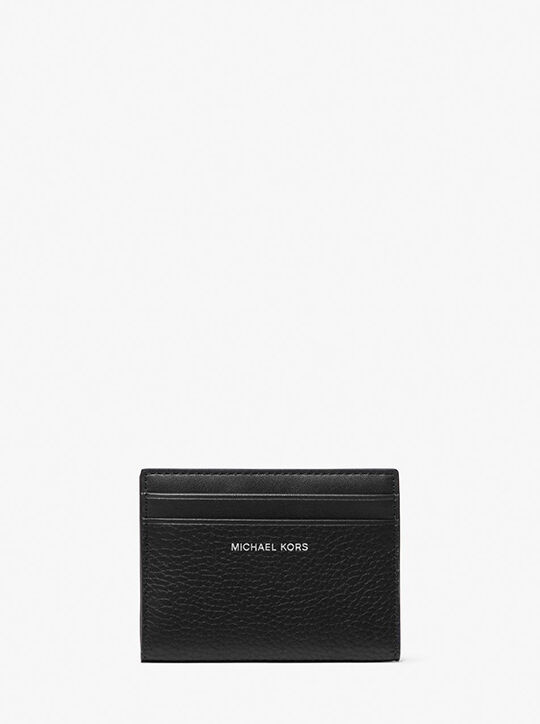 michael kors hudson pebbled leather bifold wallet