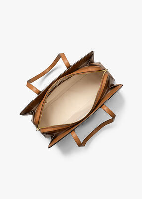 michael kors حقيبة يد ليلى متوسطة الحجم