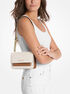 michael kors claire small signature logo crossbody bag