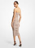 Stretch Matte Jersey Ruched Strapless Dress michael kors stretch matte jersey ruched strapless dress