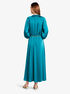 Satin Belted Maxi Dress michael kors satin belted maxi dress