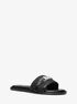 Ember Embellished Straw Slide Sandal michael kors ember embellished straw slide sandal