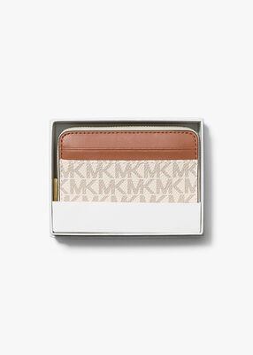 michael kors حافظة بطاقات جيت سيت صغيرة بسحاب