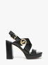 Vera Leather Platform Sandal michael kors vera leather platform sandal