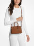 michael kors حقيبة ليلى الجلدية الصغيرة جدًا