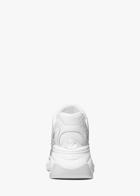 michael kors حذاء زوما الرياضي المصنوع من الجلد والشبك