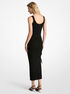 michael kors stretch wool blend ruched tank dress