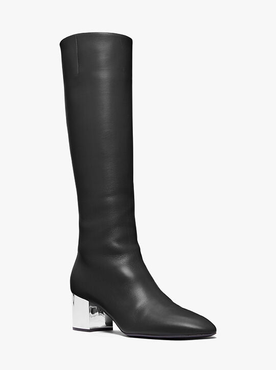 Ali Leather Boot michael kors ali leather boot