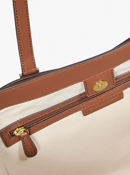 Taryn Large Leather Tote Bag michael kors taryn large leather tote bag