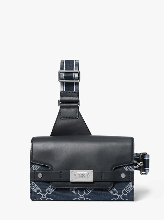 حزمة حبال إمباير هدسون جلدية من الجاكار michael kors حزمة حبال إمباير هدسون جلدية من الجاكار