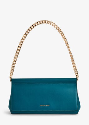 michael kors carmine medium pebbled leather pochette