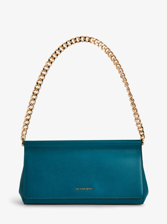 Carmine Medium Pebbled Leather Pochette michael kors carmine medium pebbled leather pochette