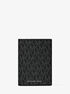 Hudson Signature Logo Folio Card Case michael kors hudson signature logo folio card case