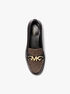 Tiegan Leather and Logo Loafer michael kors tiegan leather and logo loafer